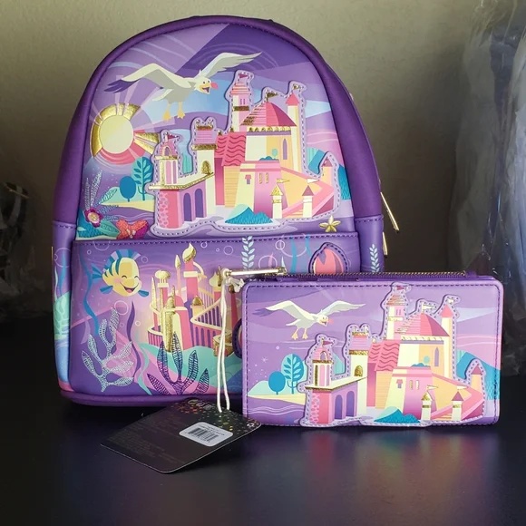 Loungefly | Bags | Loungefly Little Mermaid Ariel Castle  display picture 1